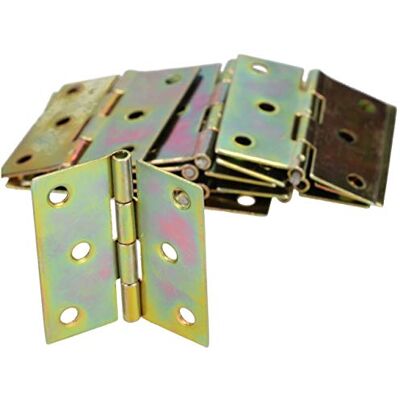 KOTARBAU ® Lot de 50 charnières enroulées pour meubles 40 x 40 mm Toutes les tailles Pour chemin de table, porte, meuble Galvanisé 50, 40 x 40 mm KOTARBAU ® Lot de 50 charnières enroulées pour meubles 40 x 40 mm Toutes les tailles Pour chemin de table, porte, meuble Galvanisé 50, 40 x 40 mm