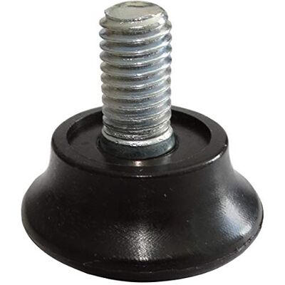 AERZETIX : 20x pieds vérin de meuble réglable ajustable M8 à visser Ø28 H12mm couleur noir AERZETIX : 20x pieds vérin de meuble réglable ajustable M8 à visser Ø28 H12mm couleur noir