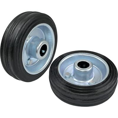 AERZETIX C58893 Lot de 2 Roues roulettes de chariot Ø75 mm avec roulement à aiguilles capacité de charge 40 kg couleur de roue: noir en caoutchouc jante en acier AERZETIX C58893 Lot de 2 Roues roulettes de chariot Ø75 mm avec roulement à aiguilles capacité de charge 40 kg couleur de roue: noir en caoutchouc jante en acier