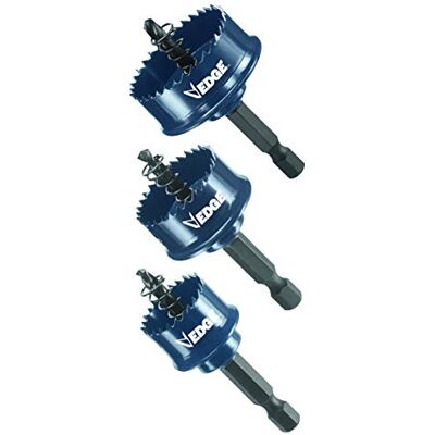 Bosch HTWS Lot de 3 scies cloches à paroi fine Bleu Bosch HTWS Lot de 3 scies cloches à paroi fine Bleu