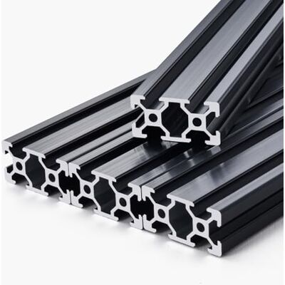 VEVOR Lot de 5 rails linéaires 2040 avec rainure en T, fabriqués en alliage d'aluminium, guide linéaire anodisé extrudé à haute résistance pour imprimante, gravure laser, noir 1200 mm VEVOR Lot de 5 rails linéaires 2040 avec rainure en T, fabriqués en alliage d'aluminium, guide linéaire anodisé extrudé à haute résistance pour imprimante, gravure laser, noir 1200 mm