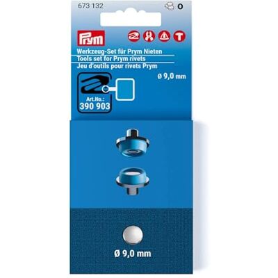 Prym 673132 Kit d'outils pour rivets 9 mm Prym 673132 Kit d'outils pour rivets 9 mm