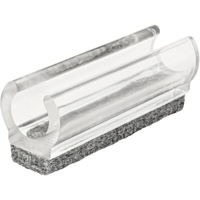 WAGNER 15069099 Lot de 4 patins de serrage en feutre pour tube rond en plastique transparent 50 x 11/12 x 11/19 mm 8 mm WAGNER 15069099 Lot de 4 patins de serrage en feutre pour tube rond en plastique transparent 50 x 11/12 x 11/19 mm 8 mm