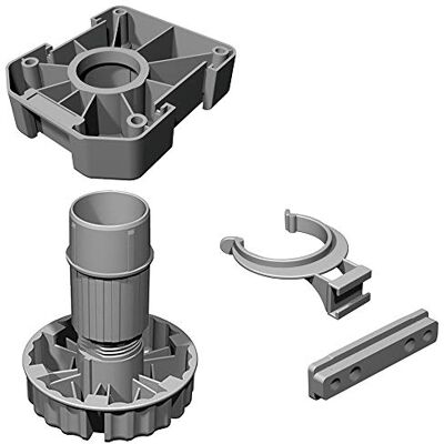 Gedotec Lot de 20 pieds de meubles de cuisine réglables en hauteur En plastique noir Hauteur 100 mm Kit complet Pieds de réglage de socle Charge maximale : 500 kg Fabriqués en Allemagne Gedotec Lot de 20 pieds de meubles de cuisine réglables en hauteur En plastique noir Hauteur 100 mm Kit complet Pieds de réglage de socle Charge maximale : 500 kg Fabriqués en Allemagne