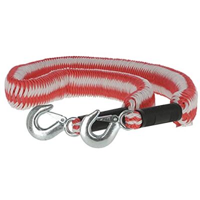 Kerbl 37701 Corde de remorquage élastique 4 m, 3500 kg, mousqueton et drapeau, 957 g Kerbl 37701 Corde de remorquage élastique 4 m, 3500 kg, mousqueton et drapeau, 957 g