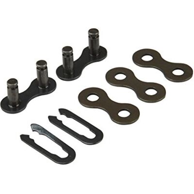 Fischer Unisexe 1/2 x 1/8 2 x maillons de fermeture de chaîne, noir, 12 7 x 3 2 mm EU Fischer Unisexe 1/2 x 1/8 2 x maillons de fermeture de chaîne, noir, 12 7 x 3 2 mm EU