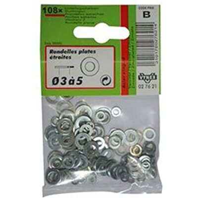 VYNEX Rondelle Plate étroite d. 8 azi Sachet x21 VYNEX Rondelle Plate étroite d. 8 azi Sachet x21