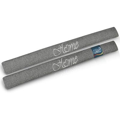 Beautissu Tuuli HO 2x Bas de Porte 100 cm Poids 1 kg en Coton – comme Boudin de Porte ou Boudin de Fenêtre Contre Le Froid – Coussin de Porte Anthracite Robuste avec Remplissage et Tenue Ferme Beautissu Tuuli HO 2x Bas de Porte 100 cm Poids 1 kg en Coton – comme Boudin de Porte ou Boudin de Fenêtre Contre Le Froid – Coussin de Porte Anthracite Robuste avec Remplissage et Tenue Ferme