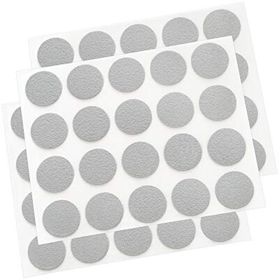 Adsamm ® Lot de 60 capuchons de protection Diamètre : 13 mm Gris clair Ronds 0,45 mm Autocollants pour meubles de la marque ® Adsamm ® Lot de 60 capuchons de protection Diamètre : 13 mm Gris clair Ronds 0,45 mm Autocollants pour meubles de la marque ®