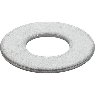 Hillman 830514 Lot de 25 rondelles plates en acier inoxydable 1,6 cm Hillman 830514 Lot de 25 rondelles plates en acier inoxydable 1,6 cm