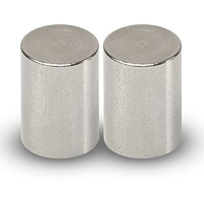MAUL Aimant néodyme Lot de 2 argenté forte adhérence maintien fiable jusqu’à 13 kg, format compact 2 x 2 x 2,5 cm, acier robuste, pose rapide sur supports ferreux MAUL Aimant néodyme Lot de 2 argenté forte adhérence maintien fiable jusqu’à 13 kg, format compact 2 x 2 x 2,5 cm, acier robuste, pose rapide sur supports ferreux