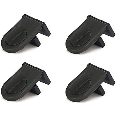 MOTT Lot de 4 verrous de fenêtre réglables pour rail coulissant, sans vis, sans perçage, serrure de fenêtre universelle pour UPVC, bois, alliage d'aluminium MOTT Lot de 4 verrous de fenêtre réglables pour rail coulissant, sans vis, sans perçage, serrure de fenêtre universelle pour UPVC, bois, alliage d'aluminium