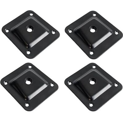 Gedotec Lot de 4 plaques de montage inclinées avec filetage M8 pour pieds de meubles et pieds de table Plaque à visser 10° Fixation pour pieds de meubles de canapé Métal noir Plaque de montage Gedotec Lot de 4 plaques de montage inclinées avec filetage M8 pour pieds de meubles et pieds de table Plaque à visser 10° Fixation pour pieds de meubles de canapé Métal noir Plaque de montage