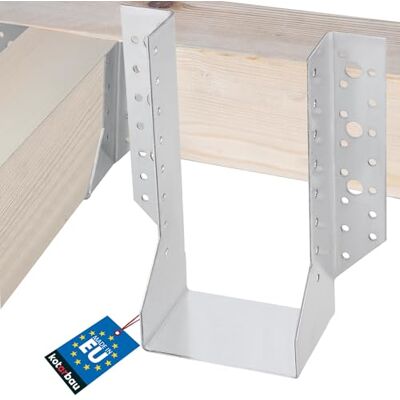 KOTARBAU ® Support de poutre galvanisé de 100 mm Support pour poutres de type A Connecteur de poutre robuste Supports de poutres en bois Connecteurs de poteau Chaussure d'ancrage intérieur KOTARBAU ® Support de poutre galvanisé de 100 mm Support pour poutres de type A Connecteur de poutre robuste Supports de poutres en bois Connecteurs de poteau Chaussure d'ancrage intérieur