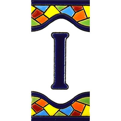 ART Écriteaux avec numéros et lettres. Carreaux de céramique polychromée, peints à la main dans technique corde sèche (cuerda seca) pour plaques avec numéros, noms, directions et signalisation. Un texte personnalisable. Dessin MOSAICO MEDIANO 10,9 cm x 5, ART Écriteaux avec numéros et lettres. Carreaux de céramique polychromée, peints à la main dans technique corde sèche (cuerda seca) pour plaques avec numéros, noms, directions et signalisation. Un texte personnalisable. Dessin MOSAICO MEDIANO 10,9 cm x 5,