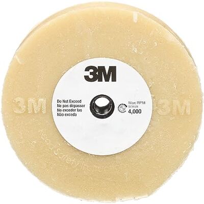 3M Cubitron Stripe Off Wheel Dissolvant de colle Gomme Supprime les décalcomanies, bandes, vinyles, rubans et graphiques 10,2 cm de diamètre x 5/8" d'épaisseur 07499-1 pièce 3M Cubitron Stripe Off Wheel Dissolvant de colle Gomme Supprime les décalcomanies, bandes, vinyles, rubans et graphiques 10,2 cm de diamètre x 5/8" d'épaisseur 07499-1 pièce