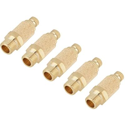 Walfront Lot de 5 Silencieux Pneumatiques Réglables avec Filetage de Valve BSP 1/8 Walfront Lot de 5 Silencieux Pneumatiques Réglables avec Filetage de Valve BSP 1/8