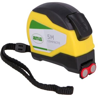 Amig 24934 Flexomètre 56 5 m x 19 mm Jaune/Noir Amig 24934 Flexomètre 56 5 m x 19 mm Jaune/Noir
