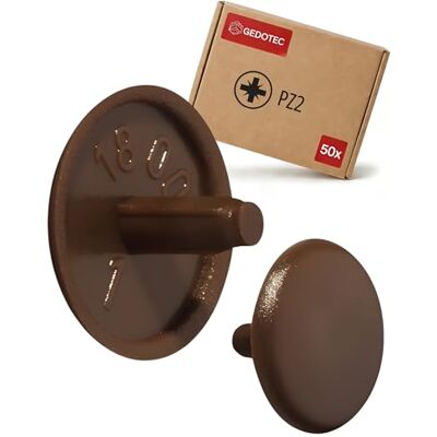 Gedotec Lot de 50 capuchons pour vis ronds En plastique Pour trou de tête PZ2 H1115 Diamètre : 12 x 2,5 mm Capuchons pour trous de perçage et meubles en bois Gedotec Lot de 50 capuchons pour vis ronds En plastique Pour trou de tête PZ2 H1115 Diamètre : 12 x 2,5 mm Capuchons pour trous de perçage et meubles en bois