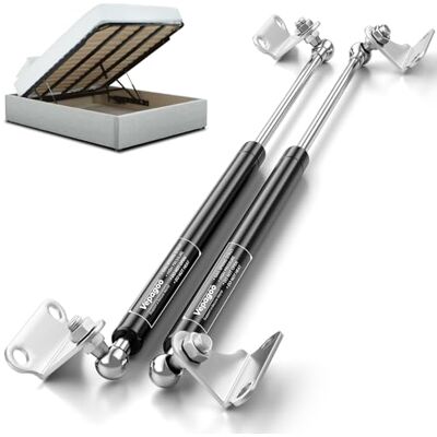 Vepagoo Lot de 2 ressorts de vérin à gaz de 38,1 cm, 36,3 kg/356N pour lit de camping-car, boîte à outils, armoire, porte, bateau, projet de bricolage robuste, un lot de 2 avec supports en L Vepagoo Lot de 2 ressorts de vérin à gaz de 38,1 cm, 36,3 kg/356N pour lit de camping-car, boîte à outils, armoire, porte, bateau, projet de bricolage robuste, un lot de 2 avec supports en L
