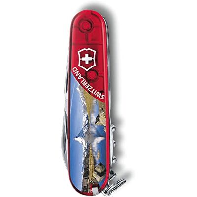 Victorinox . Offizierm. rot, transp. in gross Blister Victorinox . Offizierm. rot, transp. in gross Blister