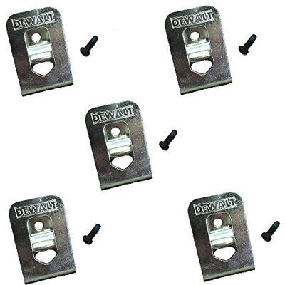 DeWalt N169778 Lot de 5 clips de ceinture OEM pour 20 V Max DCD980 DCD985 DCD980L2 DCD985L2 DeWalt N169778 Lot de 5 clips de ceinture OEM pour 20 V Max DCD980 DCD985 DCD980L2 DCD985L2