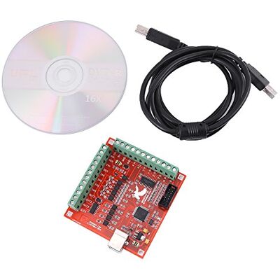 Walfront CNC Carte de contrôle de mouvement USB 4 axes pour pilote de moteur pas à pas Walfront CNC Carte de contrôle de mouvement USB 4 axes pour pilote de moteur pas à pas