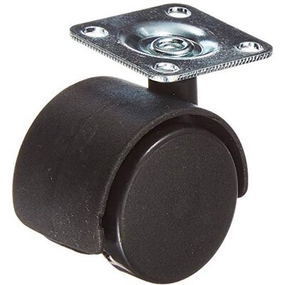 Merriway Bulk Hardware BH01564 Paquet de 4 Roulettes doubles avec plaque de fixation 40 mm Merriway Bulk Hardware BH01564 Paquet de 4 Roulettes doubles avec plaque de fixation 40 mm