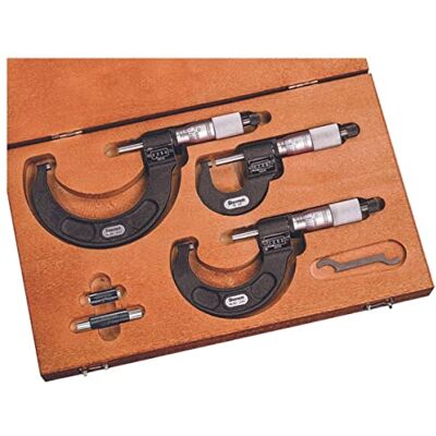 Starrett ST216AXRLZ Kit de micromètre extérieur numérique avec butée à cliquet et écrou de serrure, faces en carbure de gamme, 0,0-7,6 cm, graduation 0,0 cm Starrett ST216AXRLZ Kit de micromètre extérieur numérique avec butée à cliquet et écrou de serrure, faces en carbure de gamme, 0,0-7,6 cm, graduation 0,0 cm