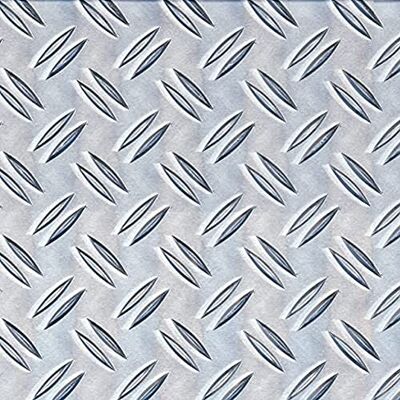 Alberts GAH- 466756 Plaque texturée gaufrée en aluminium naturel 250 x 500 x 1,5 mm Alberts GAH- 466756 Plaque texturée gaufrée en aluminium naturel 250 x 500 x 1,5 mm