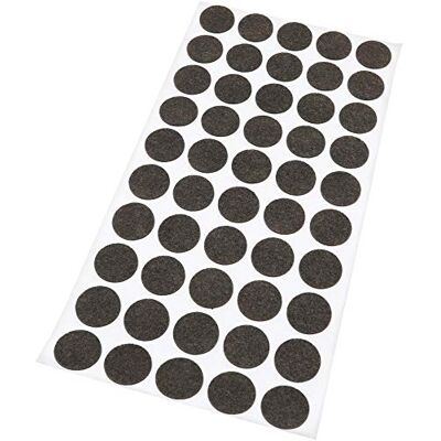 Adsamm 50 patins en feutre Ø 20 mm Marron Ronds 1,5 mm Patins de meubles en feutre autocollant de qualité supérieure FP-15-SA-BR-20-50-1 Adsamm 50 patins en feutre Ø 20 mm Marron Ronds 1,5 mm Patins de meubles en feutre autocollant de qualité supérieure FP-15-SA-BR-20-50-1