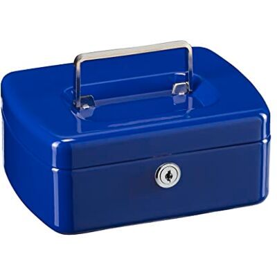 BURG-WÄCHTER Office 2167 BL Boîte à monnaie avec serrure à cylindre en laiton Bleu BURG-WÄCHTER Office 2167 BL Boîte à monnaie avec serrure à cylindre en laiton Bleu