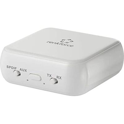 Renkforce RF-BTR-200 Bluetooth® Émetteur de musique Bluetooth Version : 5.0 20 m Batterie intégrée Renkforce RF-BTR-200 Bluetooth® Émetteur de musique Bluetooth Version : 5.0 20 m Batterie intégrée