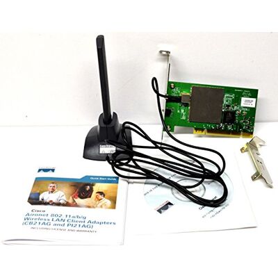Cisco Systems Aironet 802.11a/b/g Adaptateur PCI sans fil 54 Mbit/s Point d'accès Wi-Fi (54 Mbit/s, DSSS, Wi-Fi VCCI, EN 60950, ICES-003, IEC 60950, CSA 22.2 No. 950, UL 60950, IEEE 802.11b, IEEE 80 02.11 a, IEEE 802.11g, PCI, 128-bit WEP, 40-bit WEP, TKI Cisco Systems Aironet 802.11a/b/g Adaptateur PCI sans fil 54 Mbit/s Point d'accès Wi-Fi (54 Mbit/s, DSSS, Wi-Fi VCCI, EN 60950, ICES-003, IEC 60950, CSA 22.2 No. 950, UL 60950, IEEE 802.11b, IEEE 80 02.11 a, IEEE 802.11g, PCI, 128-bit WEP, 40-bit WEP, TKI