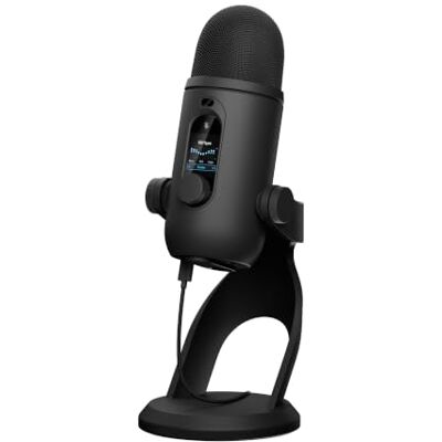 Logitech Blue Yeti 2 Microphone USB pour le Gaming, Streaming & Createurs Capteur de proximité de la voix, réducteur de bruit basé sur l’IA, pour streaming, podcasting, createurs, PC/Mac Logitech Blue Yeti 2 Microphone USB pour le Gaming, Streaming & Createurs Capteur de proximité de la voix, réducteur de bruit basé sur l’IA, pour streaming, podcasting, createurs, PC/Mac