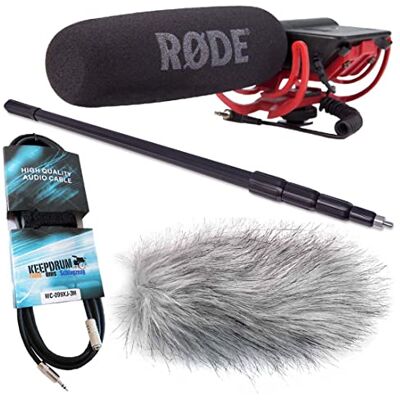 RØDE Rode Videomic Rycote Keepdrum Bundle MPB03 Ensemble de 3 m + protection contre le vent WSWH + mini jack 3 m RØDE Rode Videomic Rycote Keepdrum Bundle MPB03 Ensemble de 3 m + protection contre le vent WSWH + mini jack 3 m