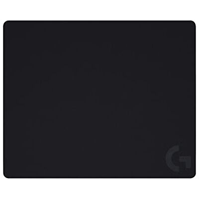 Logitech 440 Tapis de souris de jeu rigide, Optimisé pour les capteurs, Friction faible,Tapis de souris antidérapant, Accessoires de jeu Mac et PC, 340 x 280 x 3 mm Noir Logitech 440 Tapis de souris de jeu rigide, Optimisé pour les capteurs, Friction faible,Tapis de souris antidérapant, Accessoires de jeu Mac et PC, 340 x 280 x 3 mm Noir