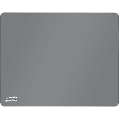 Speedlink ATECS Soft Gaming Mousepad M 38 x 30 cm Tapis de souris de taille moyenne, surface textile lisse, pour gamer, bureau, clavier, antidérapant, gris Speedlink ATECS Soft Gaming Mousepad M 38 x 30 cm Tapis de souris de taille moyenne, surface textile lisse, pour gamer, bureau, clavier, antidérapant, gris
