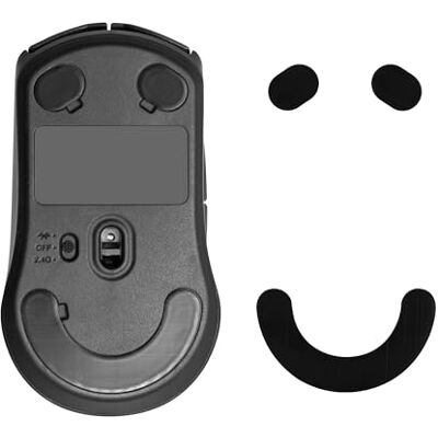 kwmobile Patin pour souris compatible avec SteelSeries Rival 3 Pied de souris de remplacement autoadhésif en caoutchouc souple noir kwmobile Patin pour souris compatible avec SteelSeries Rival 3 Pied de souris de remplacement autoadhésif en caoutchouc souple noir