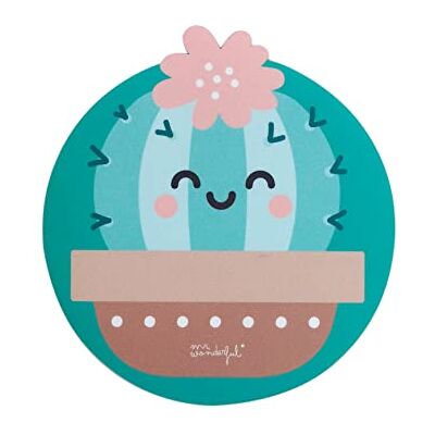 Tapis de souris Mr. Wonderful Cactus - Antidérapant, Multicolore Tapis de souris Mr. Wonderful Cactus - Antidérapant, Multicolore