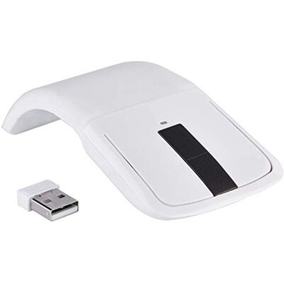 Bewinner Souris Tactile Pliable sans Fil, Souris de Jeu Pliantes Photoélectriques Ergonomiques 1000DPI avec Récepteur USB pour PC/Notebook/Smart TV(blanc) Bewinner Souris Tactile Pliable sans Fil, Souris de Jeu Pliantes Photoélectriques Ergonomiques 1000DPI avec Récepteur USB pour PC/Notebook/Smart TV(blanc)