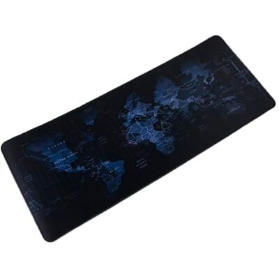 lachineuse Tapis DE Souris XXL Carte du Monde Noir & Bleu 800 X 300 X 3 mm Déco Japonaise Antidérapant et Résistant à l'eau Déco Bureau Idée Cadeau Japon Asie lachineuse Tapis DE Souris XXL Carte du Monde Noir & Bleu 800 X 300 X 3 mm Déco Japonaise Antidérapant et Résistant à l'eau Déco Bureau Idée Cadeau Japon Asie