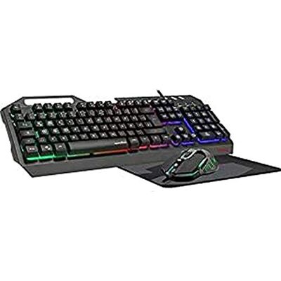 Speedlink TYALO Gaming Set de bureau Clavier/Souris/Tapis de souris pour bureau/bureau à domicile, souris jusqu'à 3200 ppp Noir FR Layout Speedlink TYALO Gaming Set de bureau Clavier/Souris/Tapis de souris pour bureau/bureau à domicile, souris jusqu'à 3200 ppp Noir FR Layout