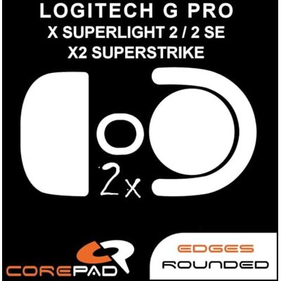 Corepad Skatez Pro 280 Pieds de Souris de Remplacement Compatibles avec Logitech G PRO X2 SUPERSTRIKE & Logitech G PRO X Superlight 2 GPX2 Corepad Skatez Pro 280 Pieds de Souris de Remplacement Compatibles avec Logitech G PRO X2 SUPERSTRIKE & Logitech G PRO X Superlight 2 GPX2