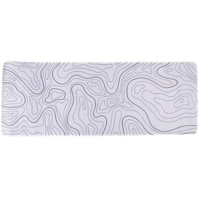 lachineuse Tapis DE Souris XXL Carte Topographique Blanc 800 X 300 X 3 mm Déco Originale Antidérapant et Résistant à l'eau Déco Bureau Idée Cadeau Japon Asie lachineuse Tapis DE Souris XXL Carte Topographique Blanc 800 X 300 X 3 mm Déco Originale Antidérapant et Résistant à l'eau Déco Bureau Idée Cadeau Japon Asie