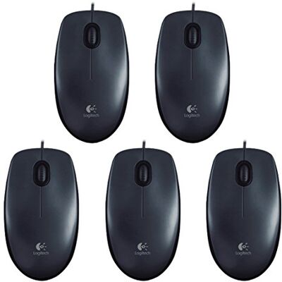 Logitech B100 Optical Business Souris 5 Stück Schwarz Logitech B100 Optical Business Souris 5 Stück Schwarz
