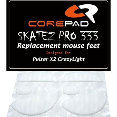 Corepad Skatez PRO 333 Pieds de souris de rechange compatibles avec Pulsar X2 CL Crazylight Wireless Corepad Skatez PRO 333 Pieds de souris de rechange compatibles avec Pulsar X2 CL Crazylight Wireless