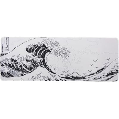 lachineuse Tapis DE Souris XXL La Vague de Kanagawa Version N/B Classique Japonais 800 x 300 x 3 mm Déco Japonaise Antidérapant et Résistant à l'eau Déco Bureau Idée Cadeau Japon Asie lachineuse Tapis DE Souris XXL La Vague de Kanagawa Version N/B Classique Japonais 800 x 300 x 3 mm Déco Japonaise Antidérapant et Résistant à l'eau Déco Bureau Idée Cadeau Japon Asie