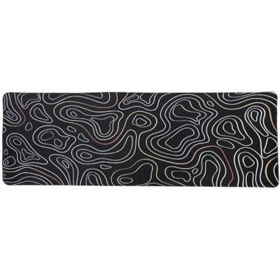 lachineuse Tapis DE Souris XXL Lignes Topographiques Moderne et Design Noir 800 x 300 x 3 mm Déco Originale Antidérapant et Résistant à l'eau Déco Bureau Idée Cadeau Japon Asie lachineuse Tapis DE Souris XXL Lignes Topographiques Moderne et Design Noir 800 x 300 x 3 mm Déco Originale Antidérapant et Résistant à l'eau Déco Bureau Idée Cadeau Japon Asie