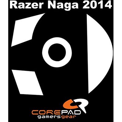 Corepad Skatez Pro 90 Pieds de Souris de Remplacement Compatible avec Razer Naga 2014 / Naga Chroma Corepad Skatez Pro 90 Pieds de Souris de Remplacement Compatible avec Razer Naga 2014 / Naga Chroma